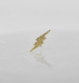 Quetzalli Quetzalli threadless YG THUNDERBOLT diamond shine