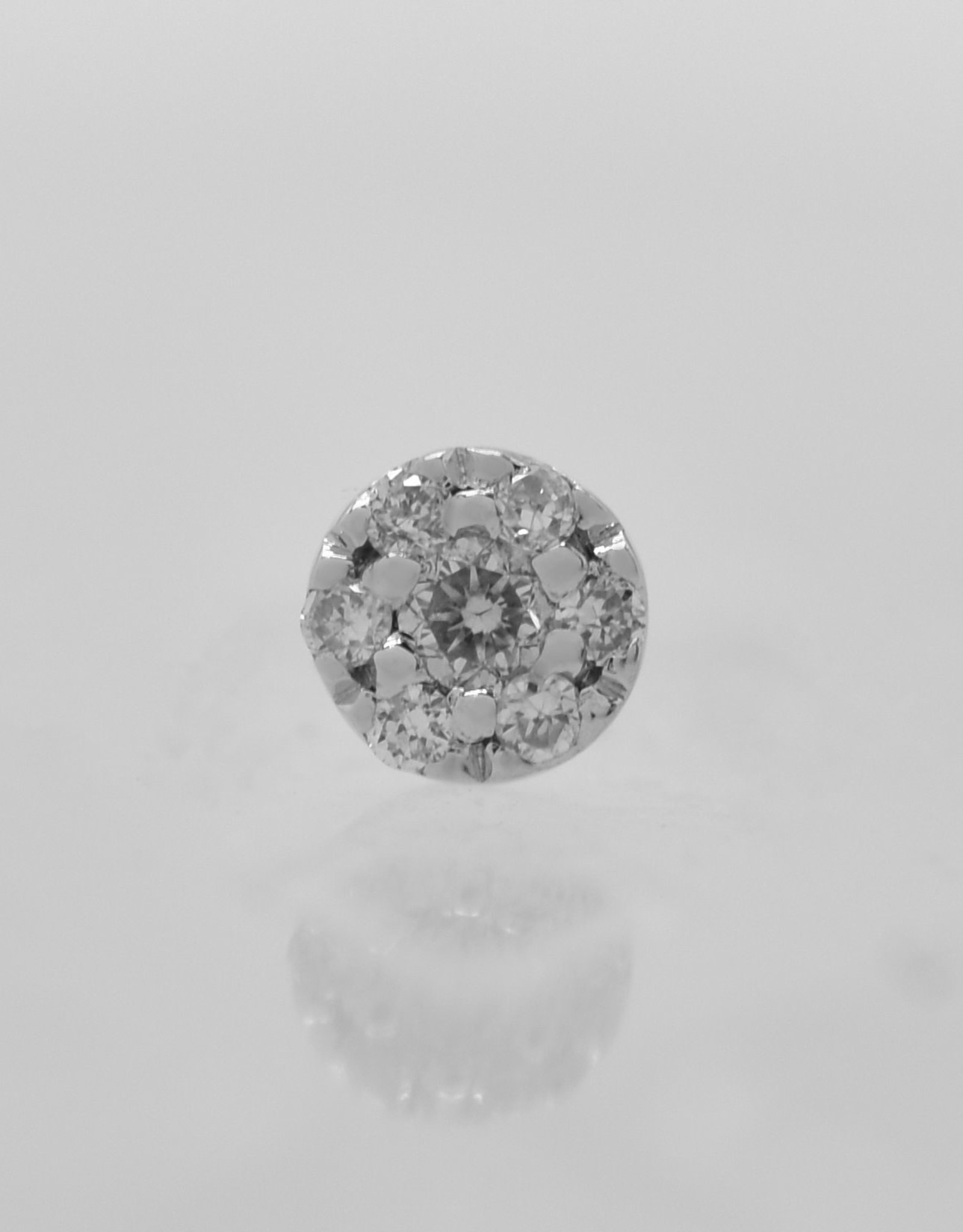 Modern Mood Modern Mood Hex Mini with White Diamonds WG