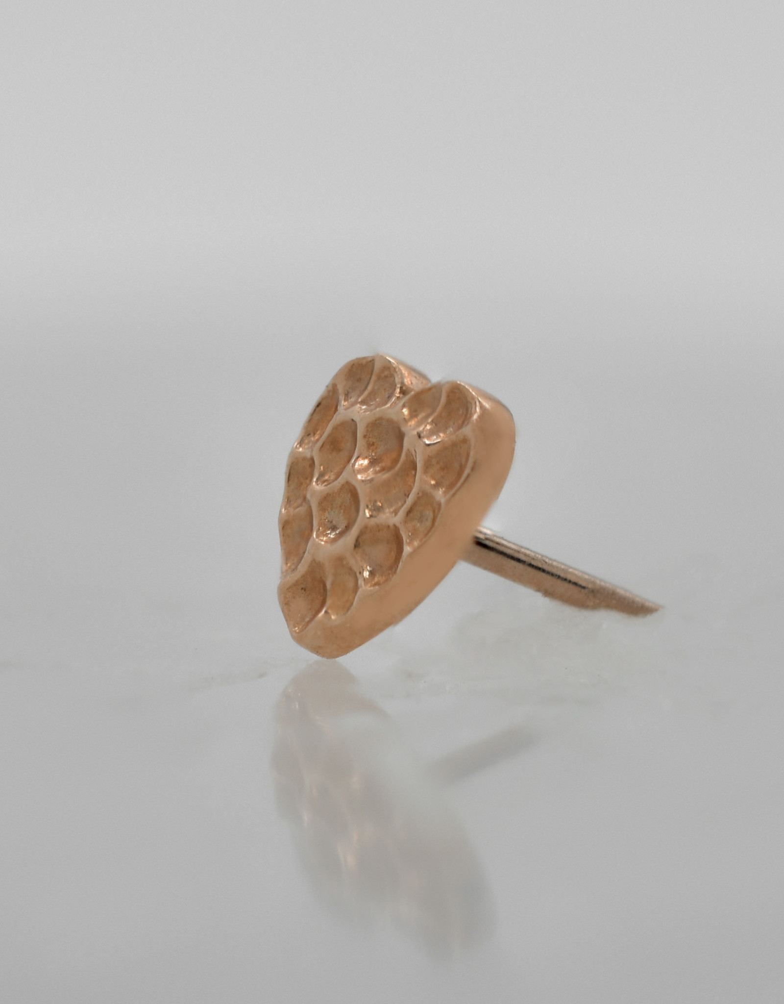 Junipurr Junipurr 2.5mm Hammered Heart RG
