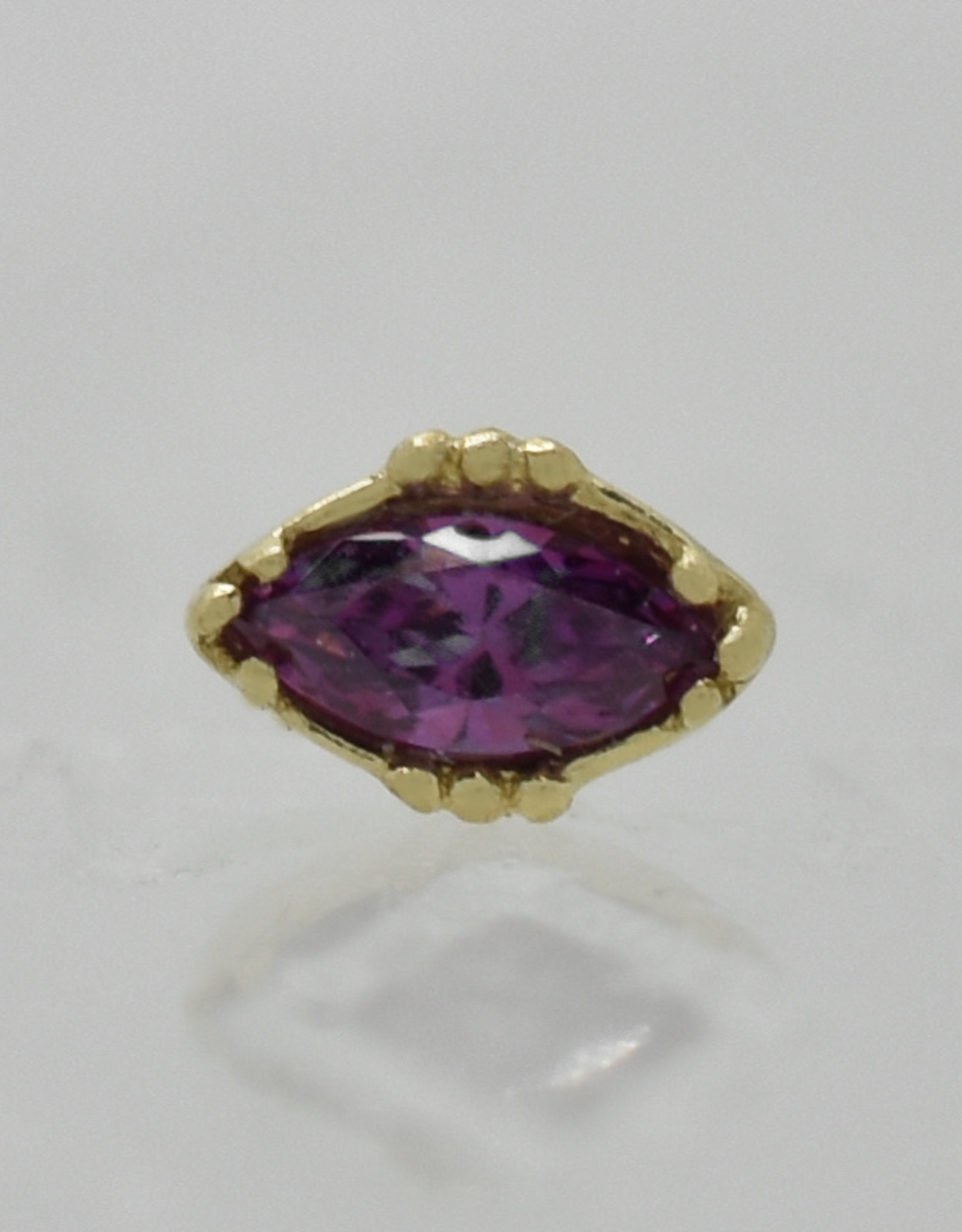 Anatometal Anatometal Lindsey with Lilac CZ YG