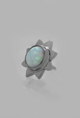 Neometal 3mm Sun with White Opal Ti