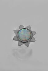 Neometal 3mm Sun with White Opal Ti
