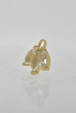 Buddha Jewelry Organics Buddha Moet Charm with White CZ YG