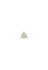 Modern Mood Modern Mood  2.5mm Aura 3 prong with White Opal YG