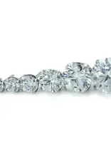 Neometal Prong set White CZ Titanium