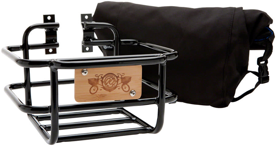 Portland Design Works TAKEOUT FRONT BASKET w Roll Bag Alpine Hut