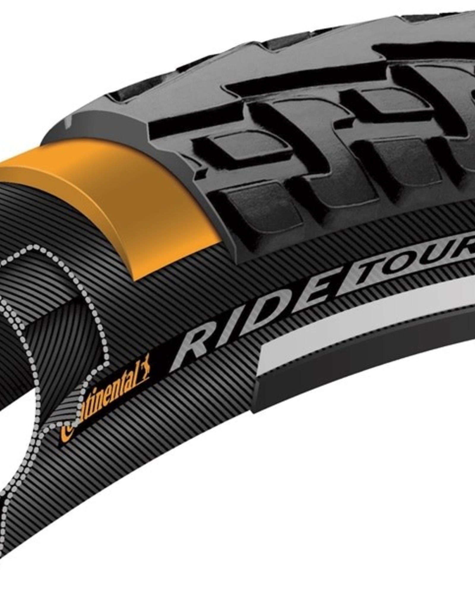 CONTINENTAL CONTINENTAL RIDE TOUR CLINCHER TIRE 700 x 42c