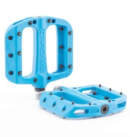 Chromag CHROMAG Synth Platform Pedals Nylon Body Cr-Mo Axle 9/16'' Blue