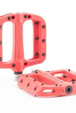 Chromag CHROMAG Synth Platform Pedals Nylon Body Cr-Mo Axle 9/16'' Red