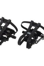 Dimension DIMENSION COMPE PEDALS/TOE CLIPS COMBO 9/16" BLACK