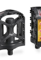 J&B KIDS LIGHT UP PEDALS PLASTIC LED 9/16" or 1/2" BLACK