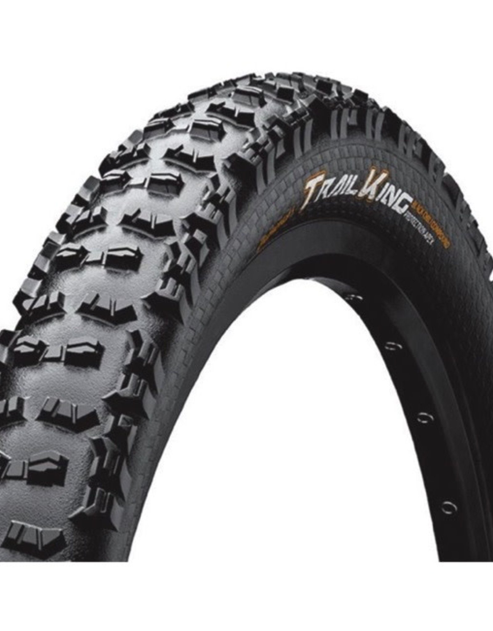 CONTINENTAL CONTINENTAL TRAIL KING II FOLDING TIRE + ProTection Apex & Black Chili 29" x 2.4