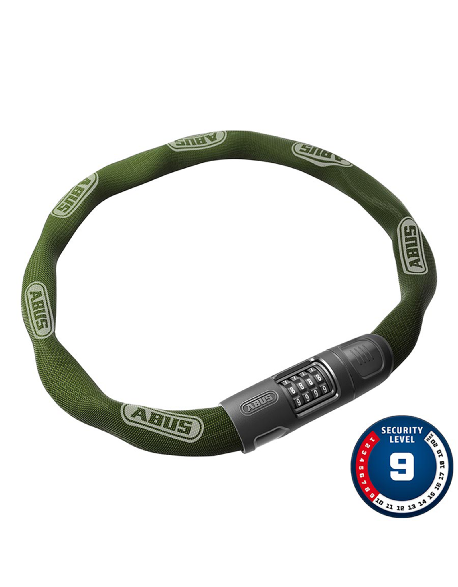 ABUS Abus Chain Lock 8808C Combination 85cm Jade Green