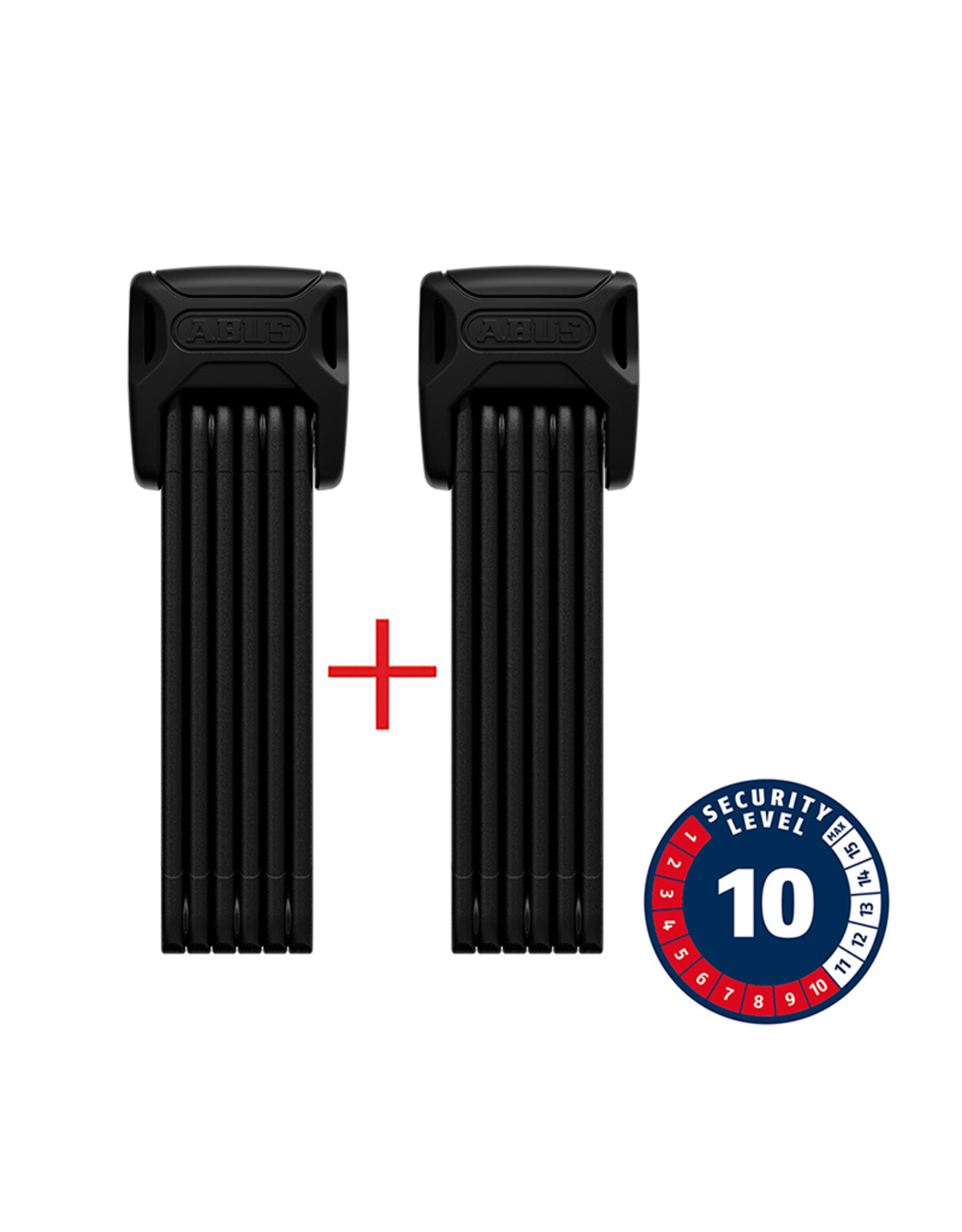 ABUS ABUS BORDO 6000K XPlus TWIN SET KEYED FOLDING LOCKS 90cm