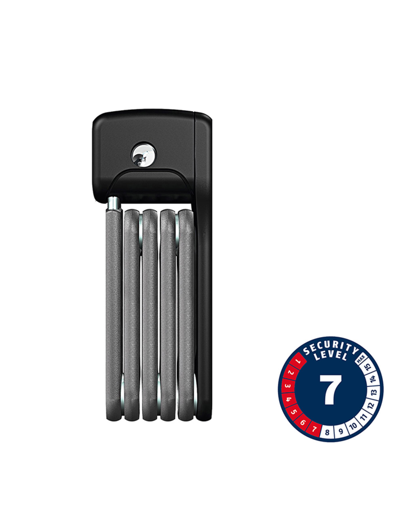 ABUS ABUS BORDO LITE "MINI" Folding Lock 6055K with Bracket 60cm Black