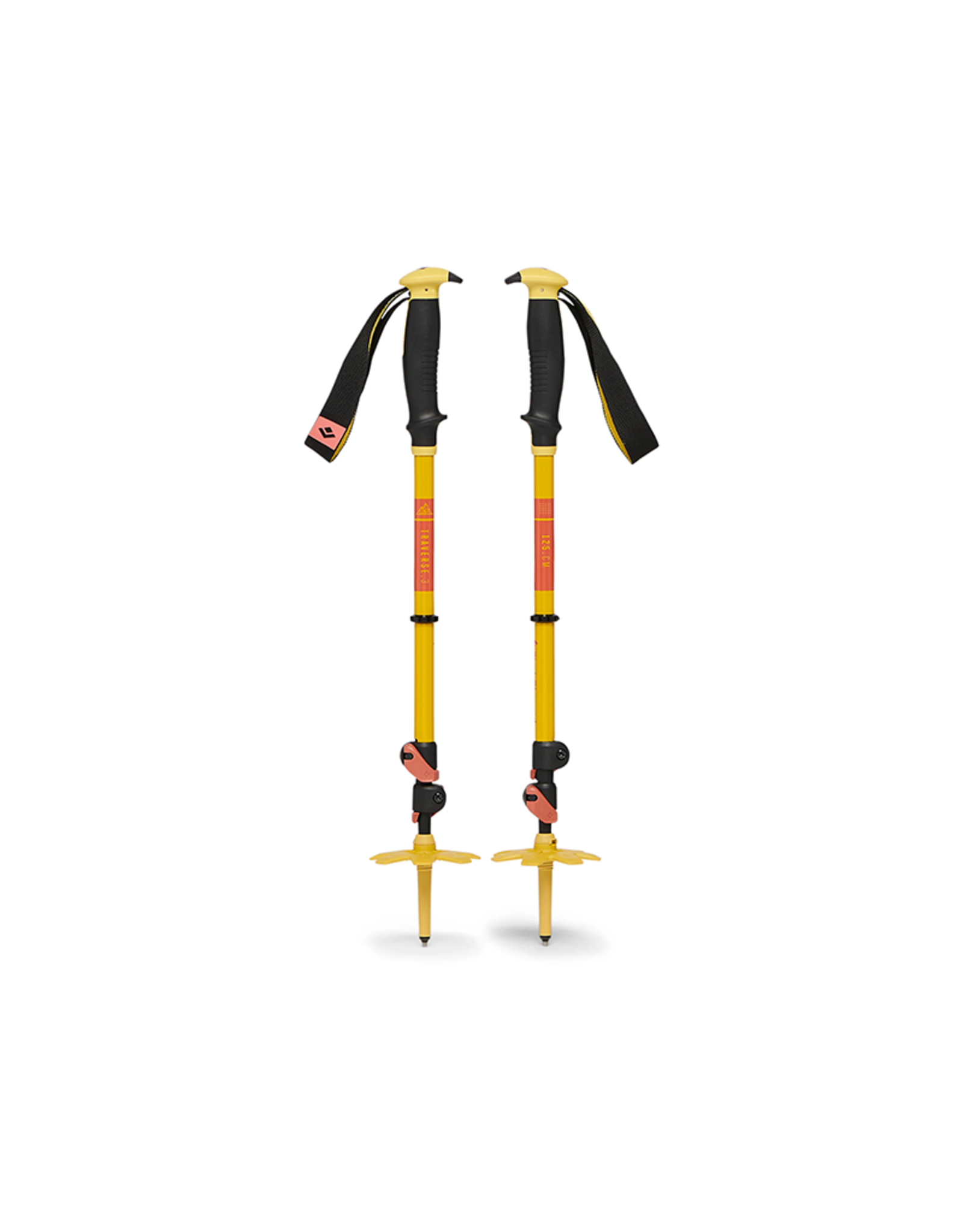 Black Diamond BLACK DIAMOND Traverse 3 Adjustable Ski Poles Sulphur Green 100-140cm