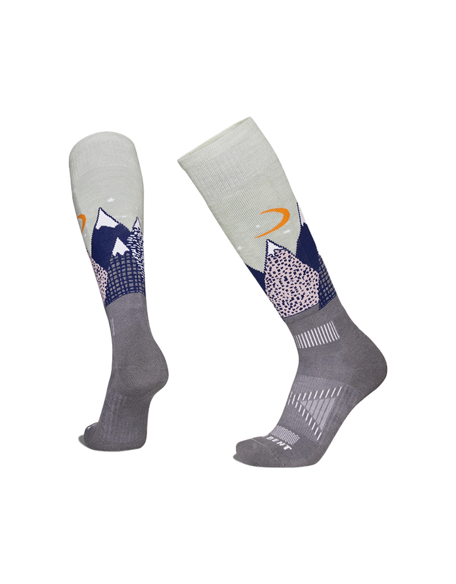 LE BENT LE BENT Kids Snowy Mountains Light Cushion Socks