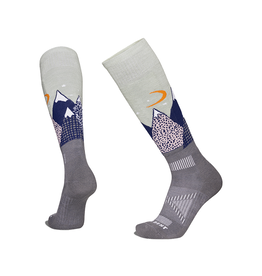 LE BENT LE BENT Kids Snowy Mountains Light Cushion Socks