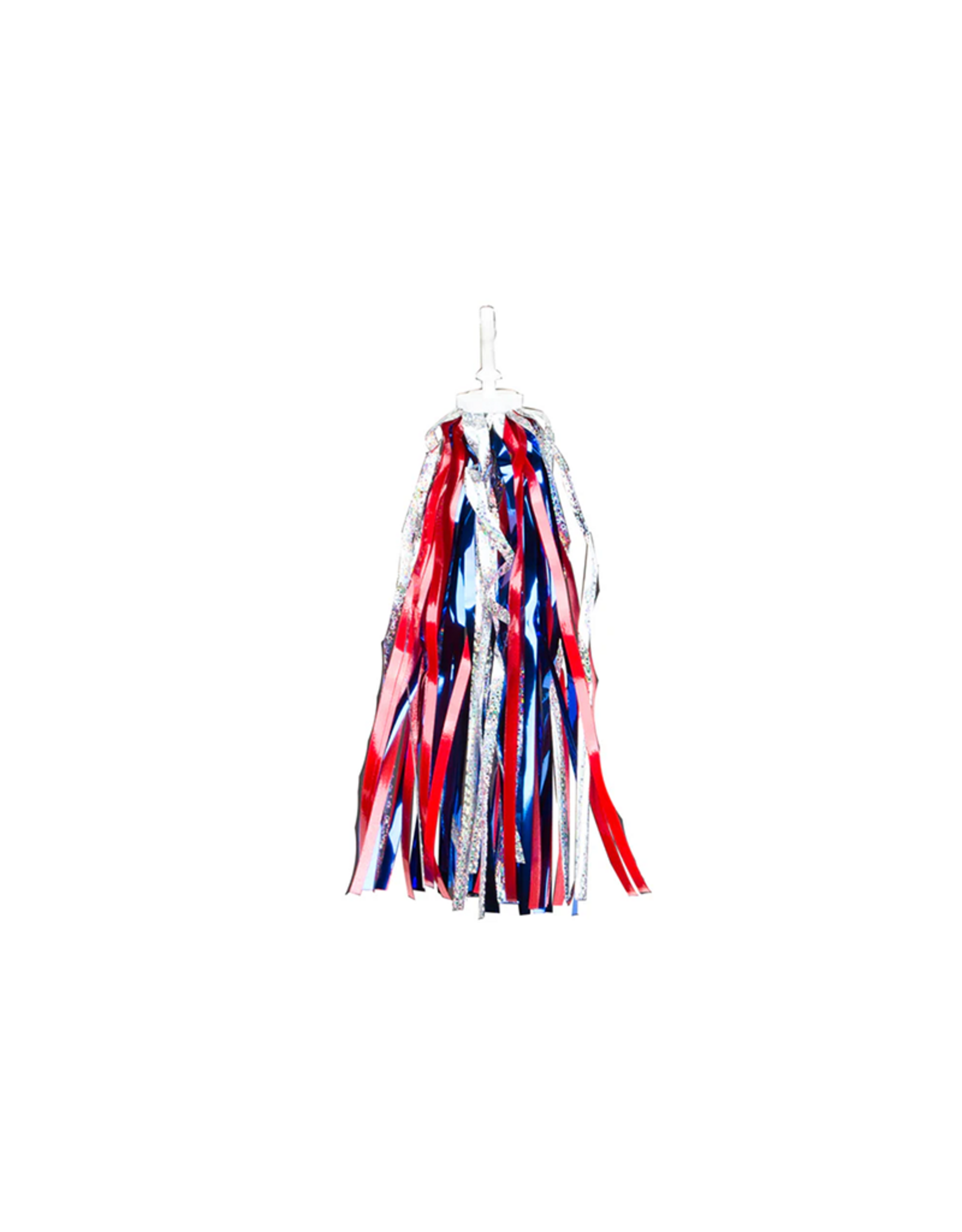 SUNLITE SUNLITE POM POM STREAMERS LASER RED/SILVER/BLUE