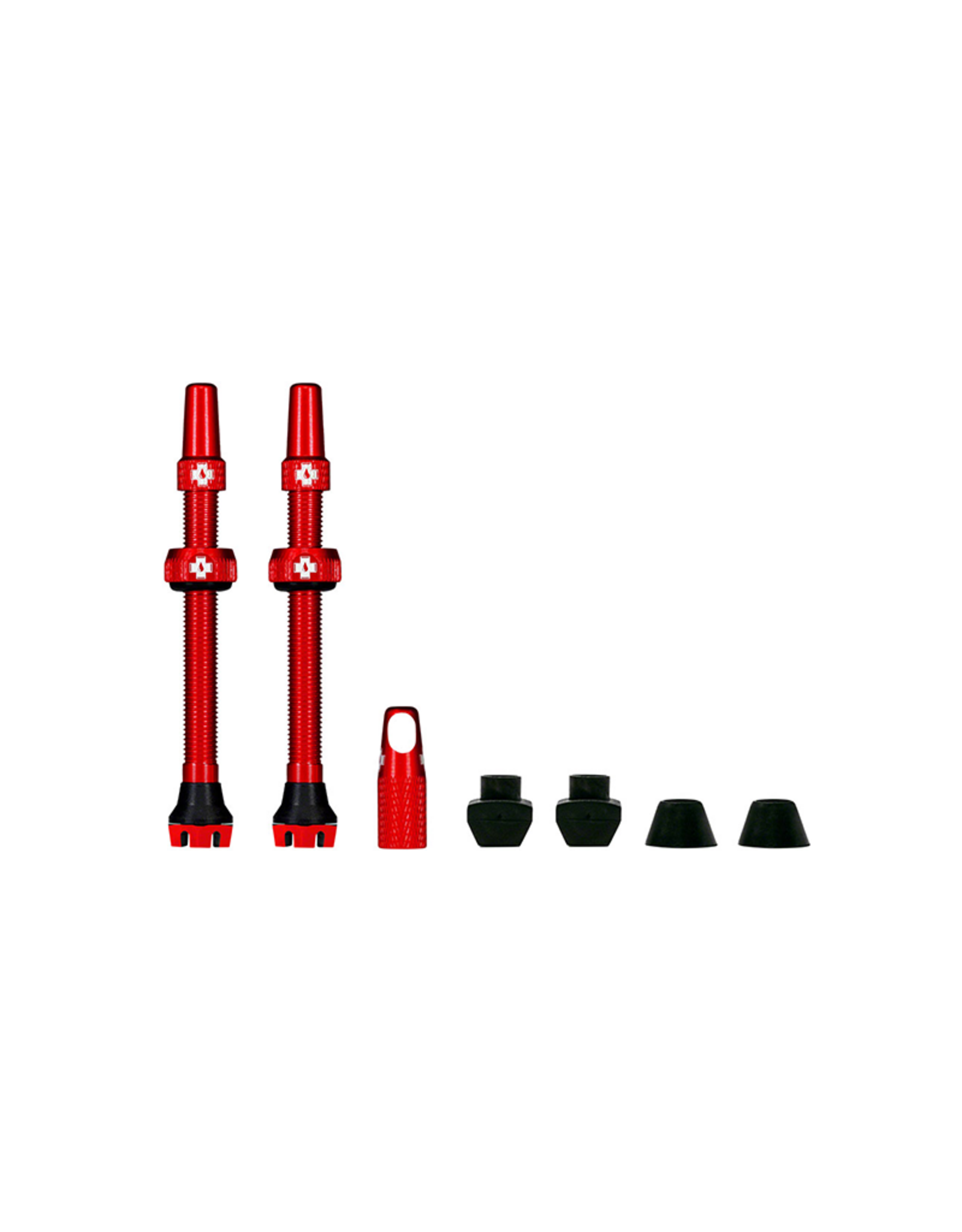 Muc-Off Muc-Off V2 Tubeless Valve Kit Pair 44mm Red