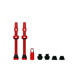 Muc-Off Muc-Off V2 Tubeless Valve Kit Pair 44mm Red