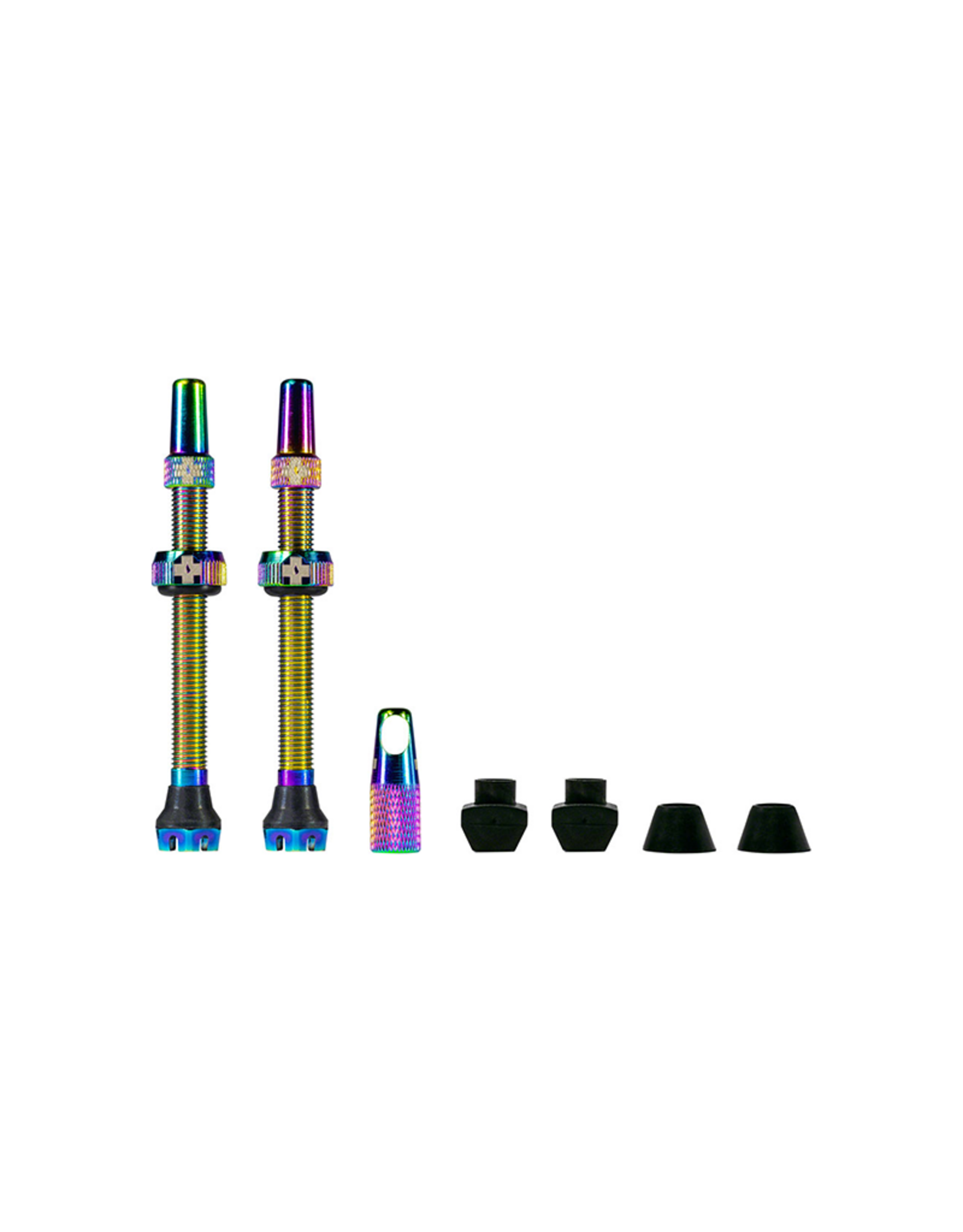 Muc-Off Muc-Off V2 Tubeless Valve Kit Pair 44mm Iridescent