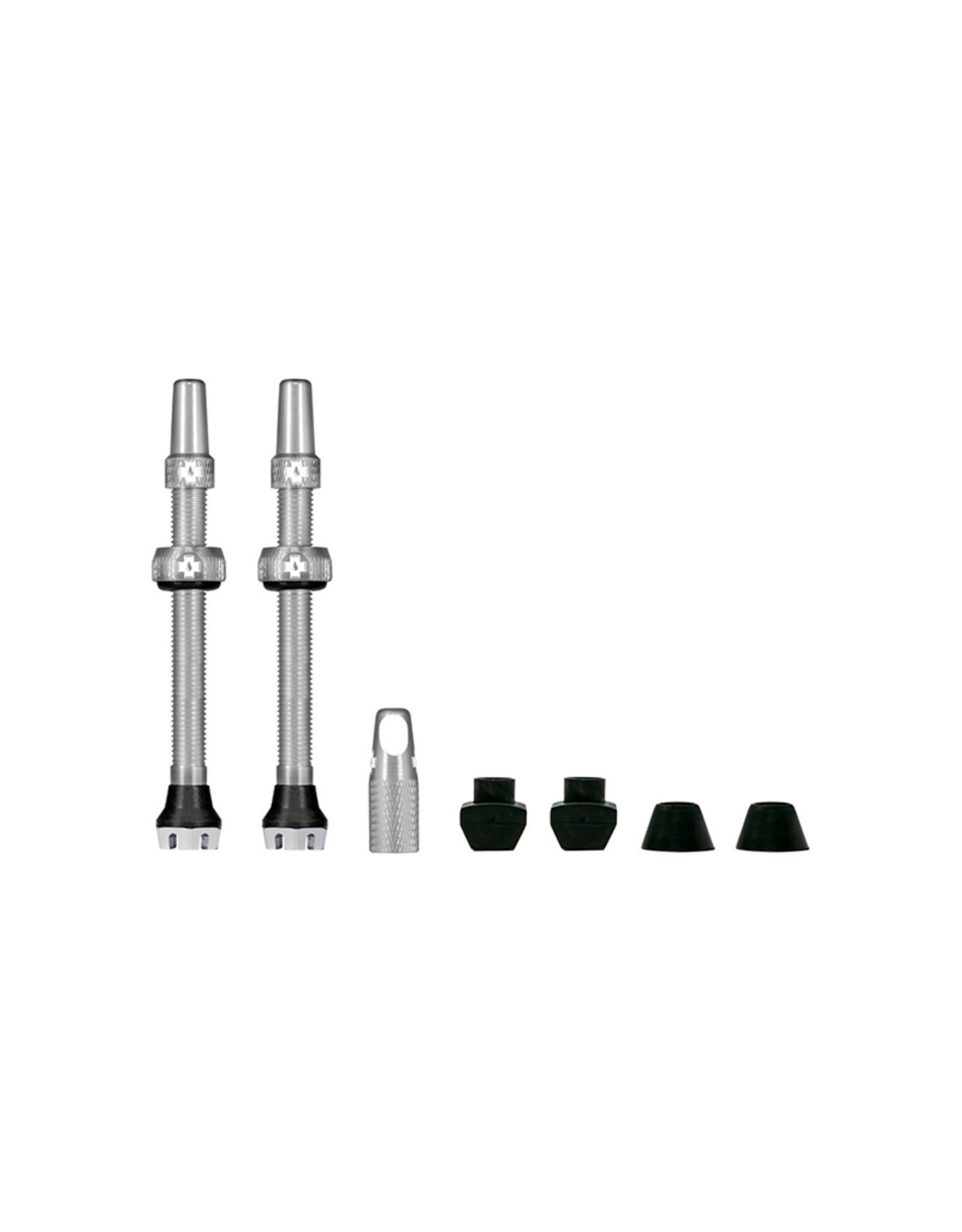 Muc-Off Muc-Off V2 Tubeless Valve Kit Pair 44mm Silver