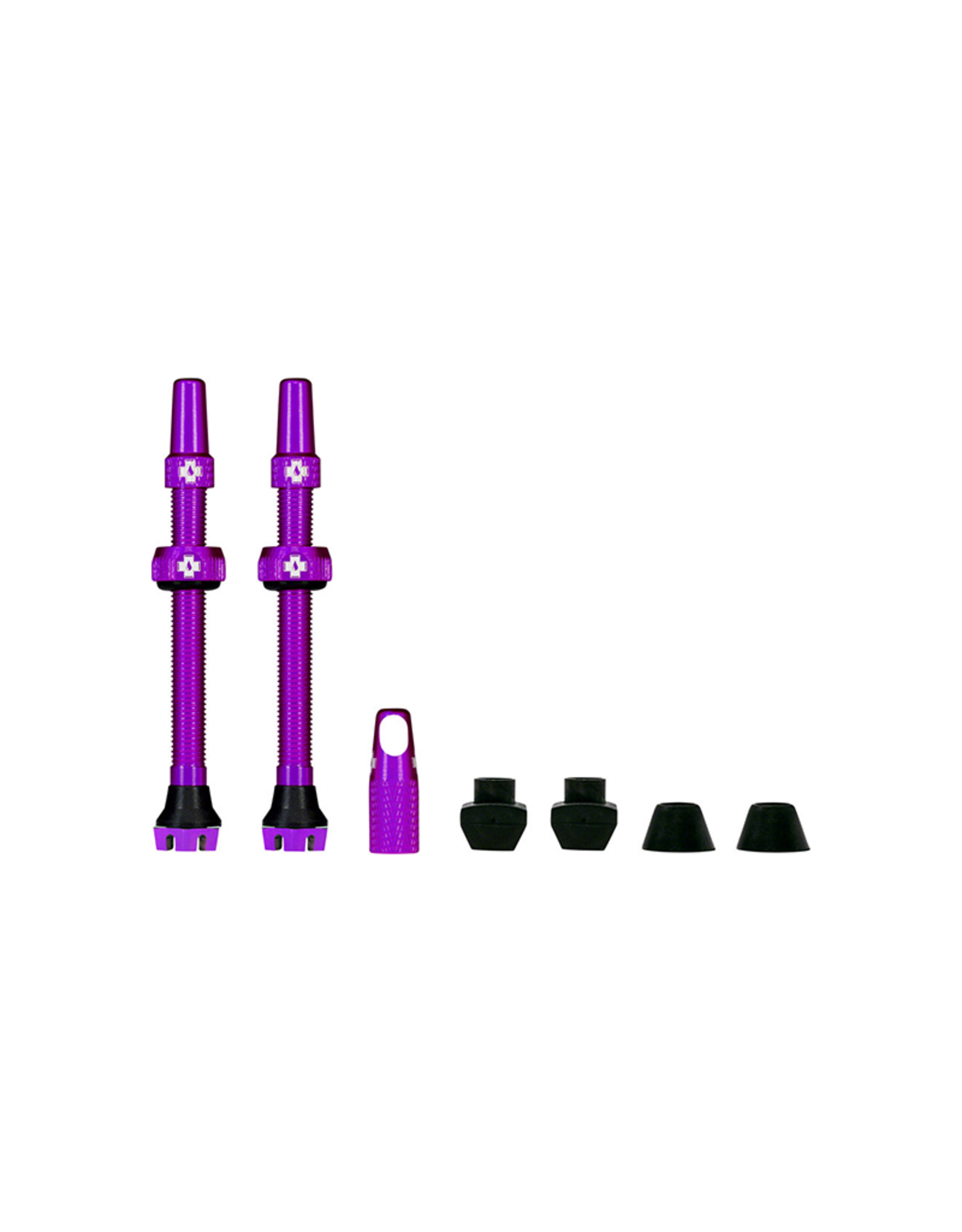 Muc-Off Muc-Off V2 Tubeless Valve Kit Pair 44mm Purple