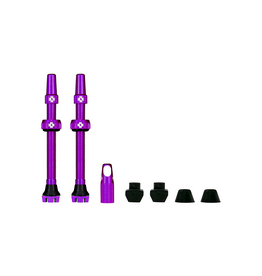 Muc-Off Muc-Off V2 Tubeless Valve Kit Pair 44mm Purple