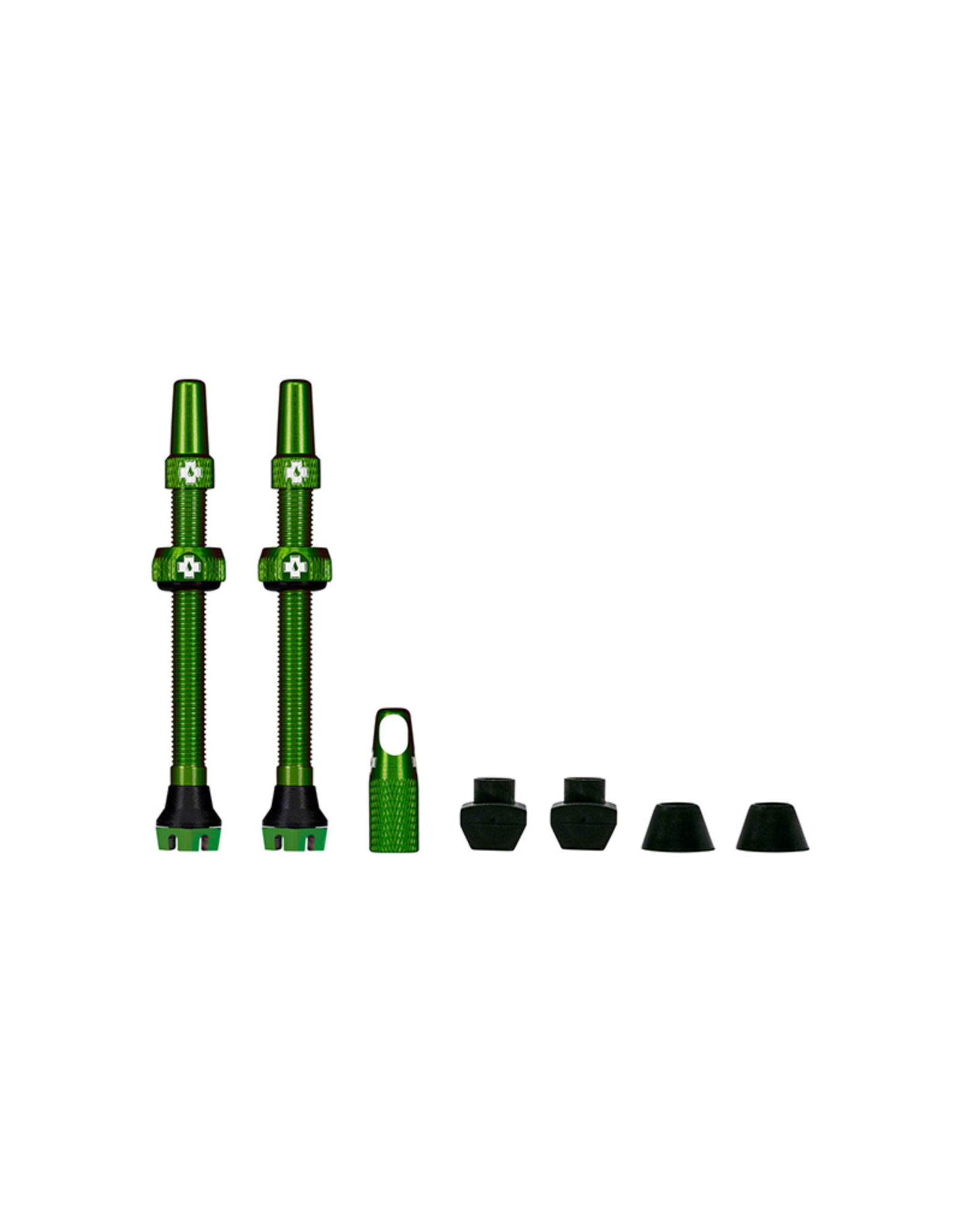 Muc-Off Muc-Off V2 Tubeless Valve Kit Pair 44mm Green