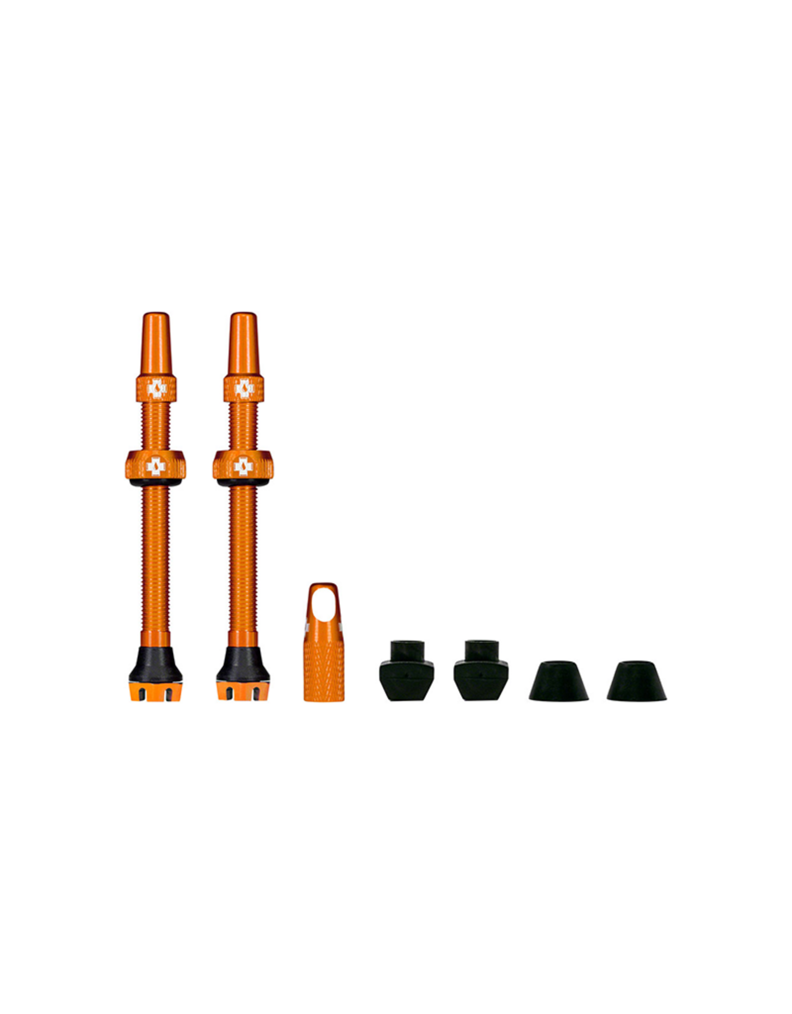 Muc-Off Muc-Off V2 Tubeless Valve Kit Pair 44mm Orange