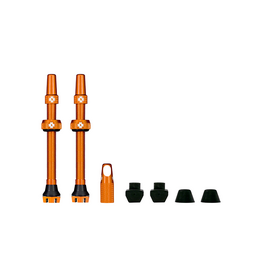 Muc-Off Muc-Off V2 Tubeless Valve Kit Pair 44mm Orange