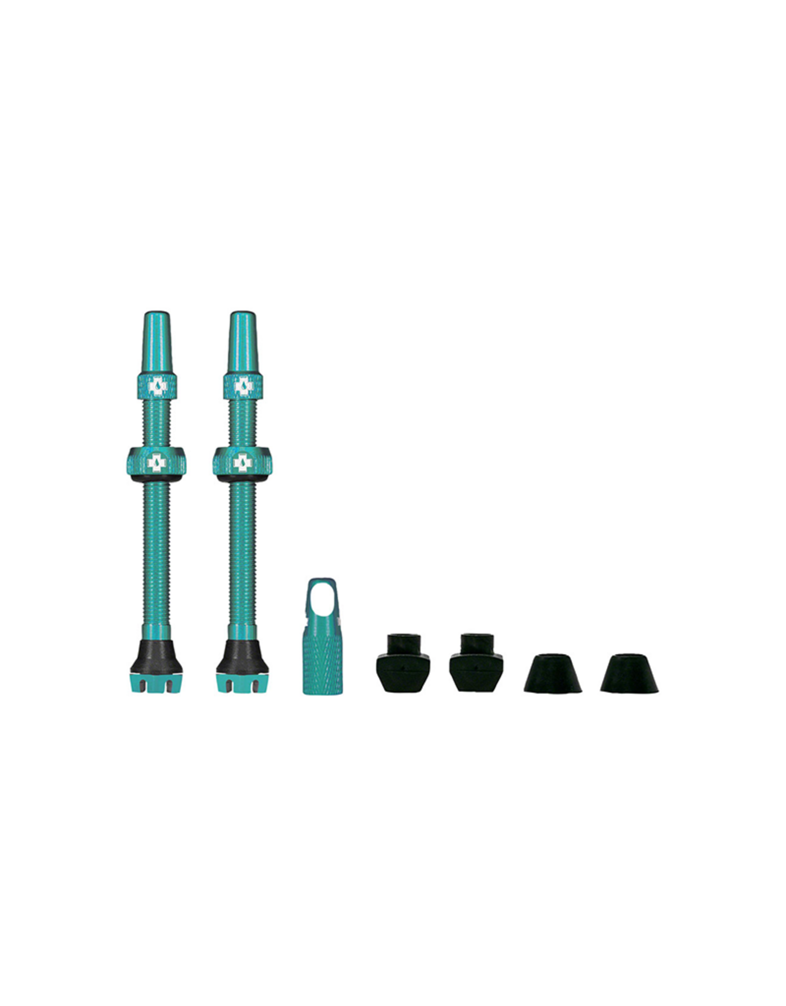 Muc-Off Muc-Off V2 Tubeless Valve Kit Pair 44mm Turquoise