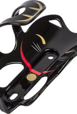 PDW Portland Design Works Lucky Cat Water Bottle Cage Black Cat