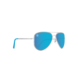 BLENDERS Eyewear BLENDERS A SERIES Blue Angel Gloss Silver/Blue Polarized