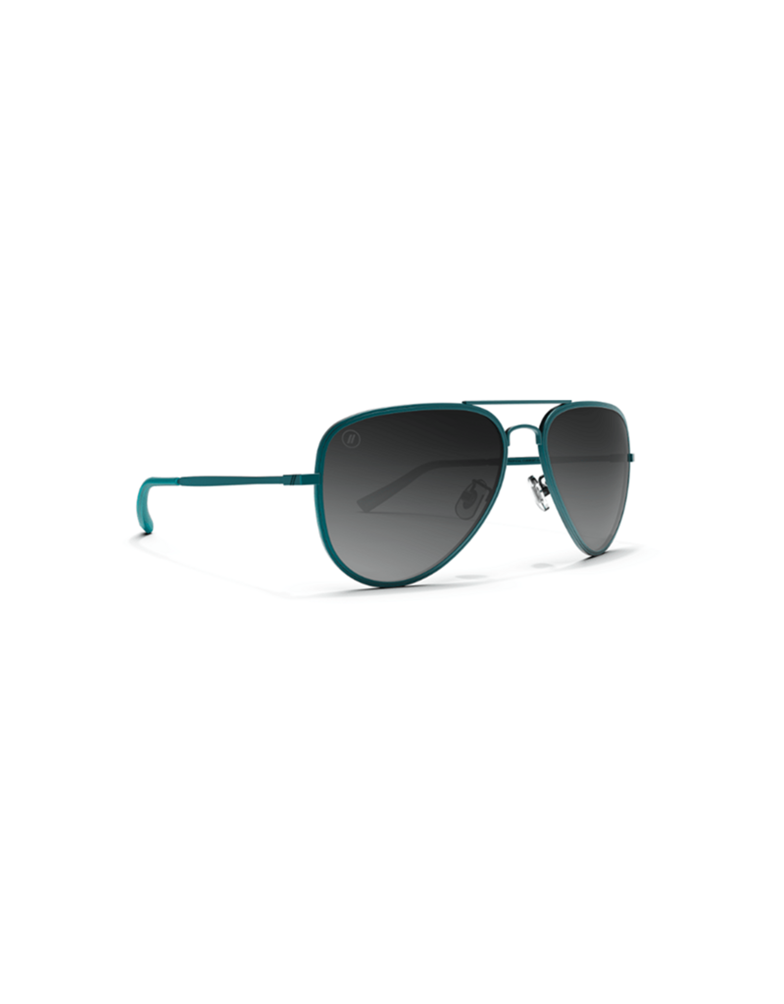 BLENDERS Eyewear BLENDERS A SERIES Tropical Current Matte Teal/Smoke Gradient Polarized