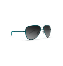 BLENDERS Eyewear BLENDERS A SERIES Tropical Current Matte Teal/Smoke Gradient Polarized