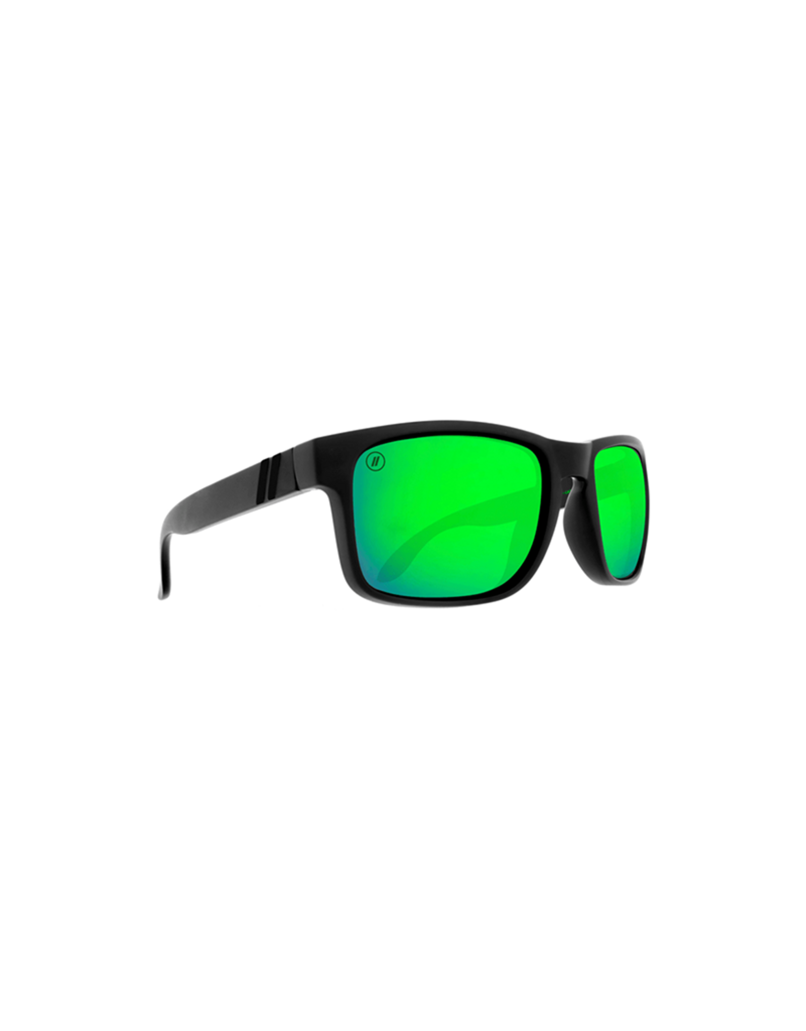 BLENDERS Eyewear BLENDERS CANYON Celtic Light Black Exterior Polarized Green Mirrored