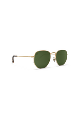 BLENDERS Eyewear BLENDERS HEXAGRAM Whiskey Shiner Gold/Smoke Polarized
