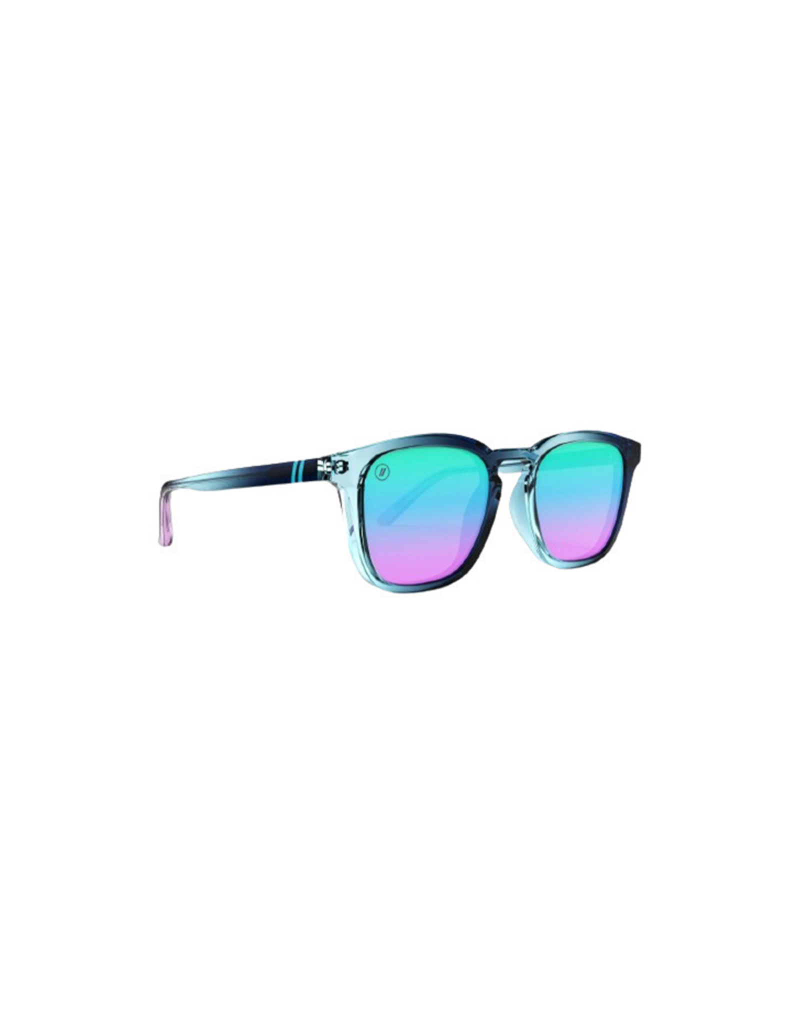 BLENDERS Eyewear BLENDERS SYDNEY Rain Dance Gloss Navy and Light Blue Fade Polarized Blue & Purple Mirrored