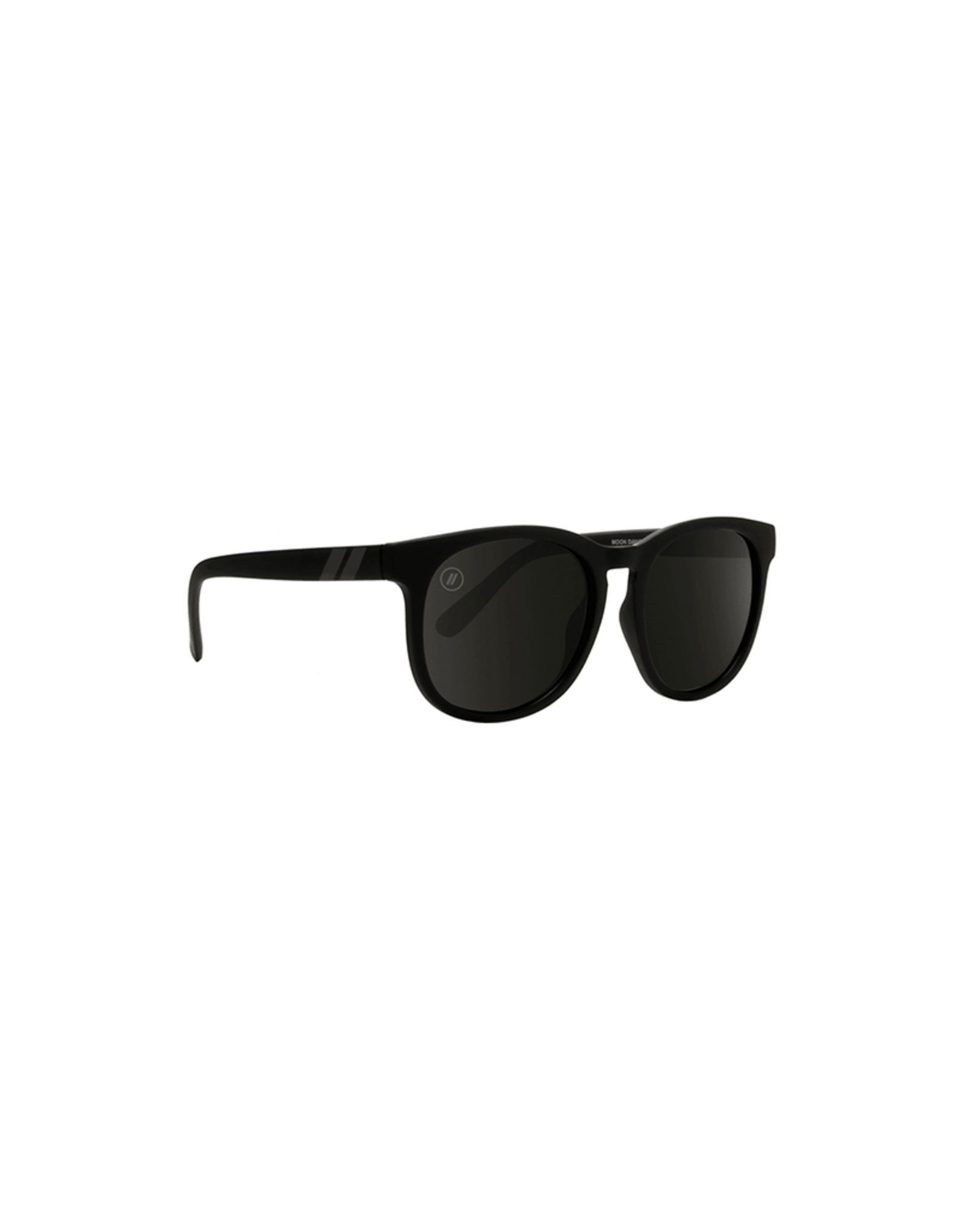 BLENDERS Eyewear BLENDERS H SERIES Moon Dawg Matte Black Polarized Smoke