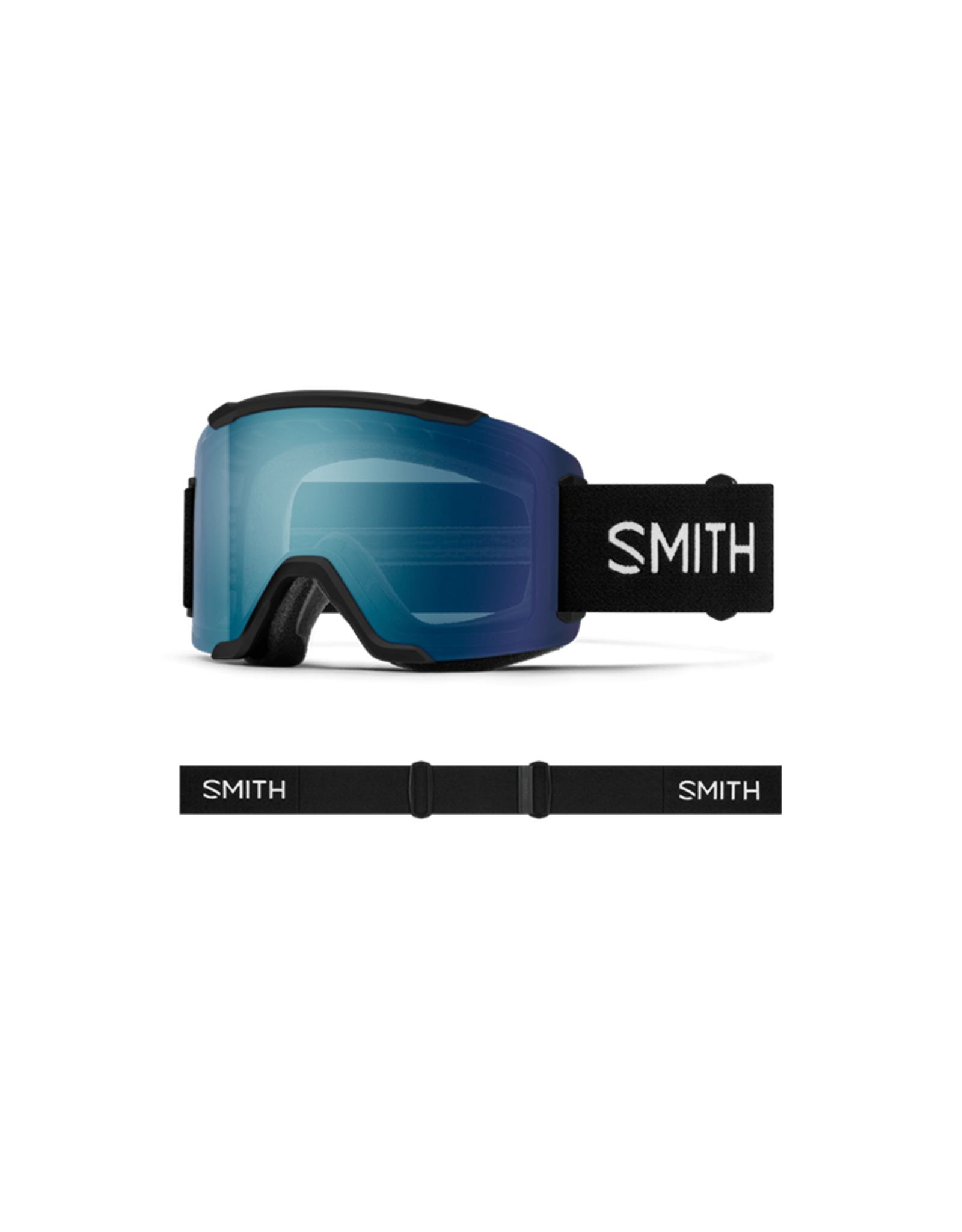 SMITH OPTICS SMITH SQUAD Goggle Black ChromaPop Everyday Blue Mirror