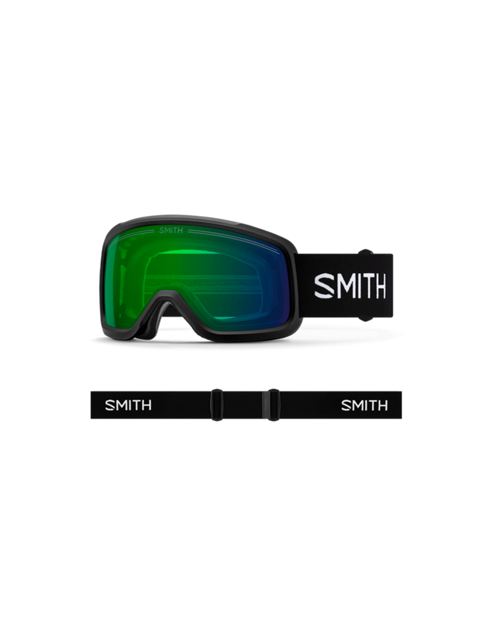 SMITH OPTICS SMITH SHAKEDOWN Goggle Black ChromaPop Everyday Green Mirror