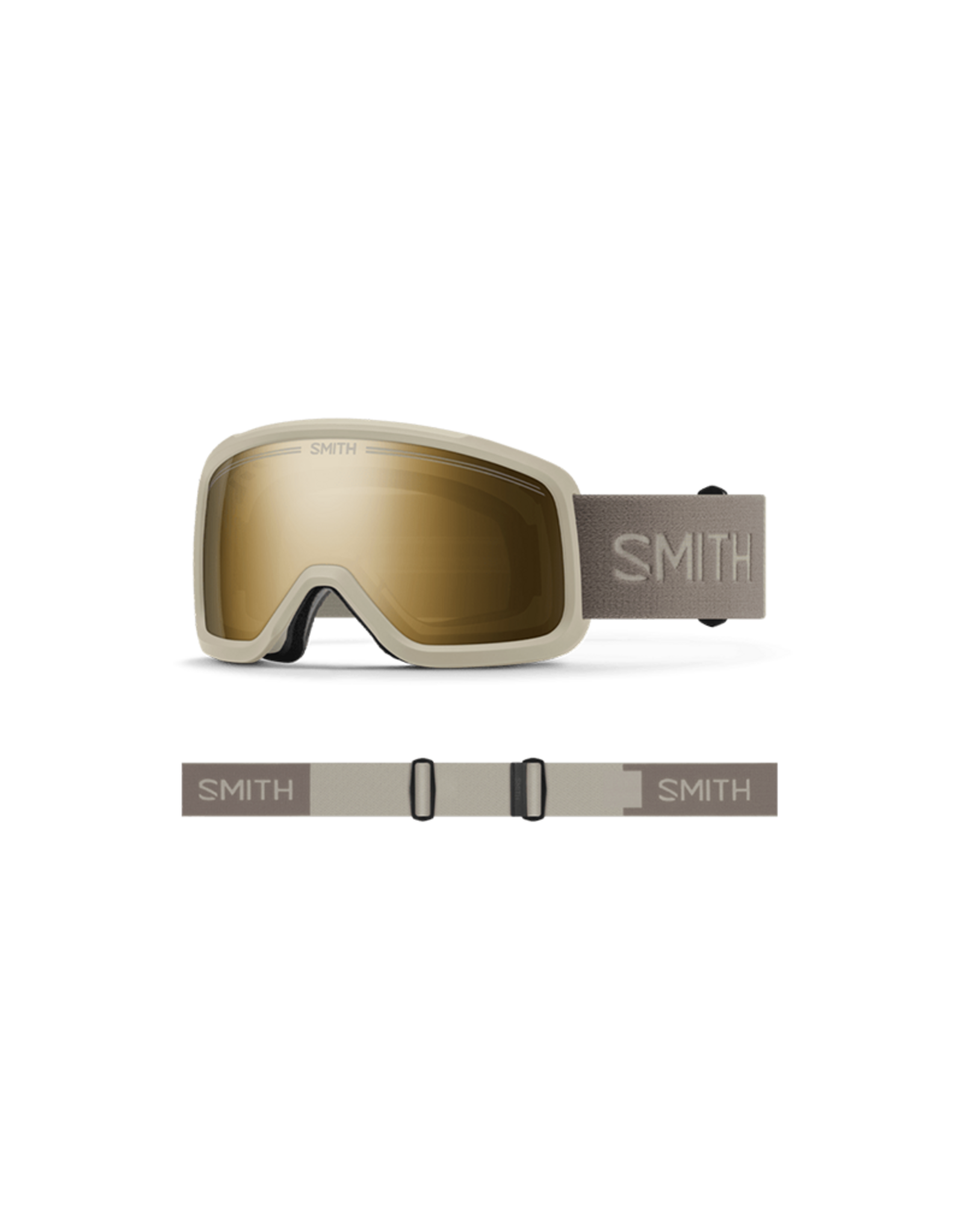 SMITH OPTICS SMITH SHAKEDOWN Goggle Chalk ChromaPop Sun Black Gold Mirror