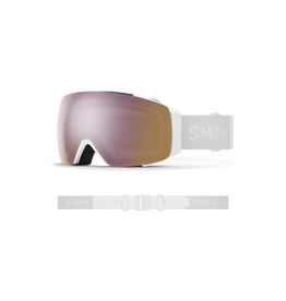 SMITH OPTICS SMITH I/O MAG Goggle White Vapor ChromaPop Everyday Rose Gold Mirror