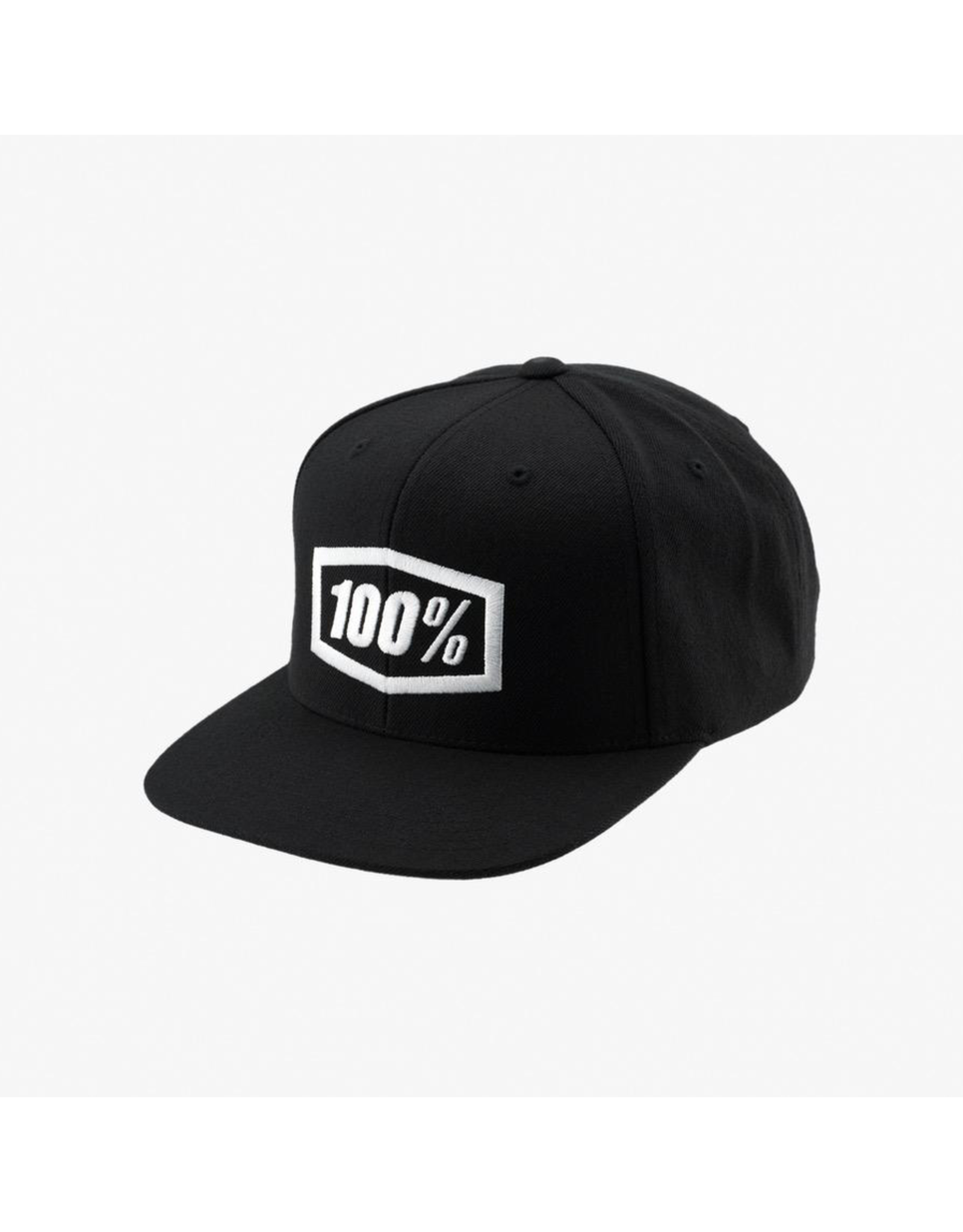 100% 100% ESSENTIAL YOUTH SNAPBACK HAT BLACK