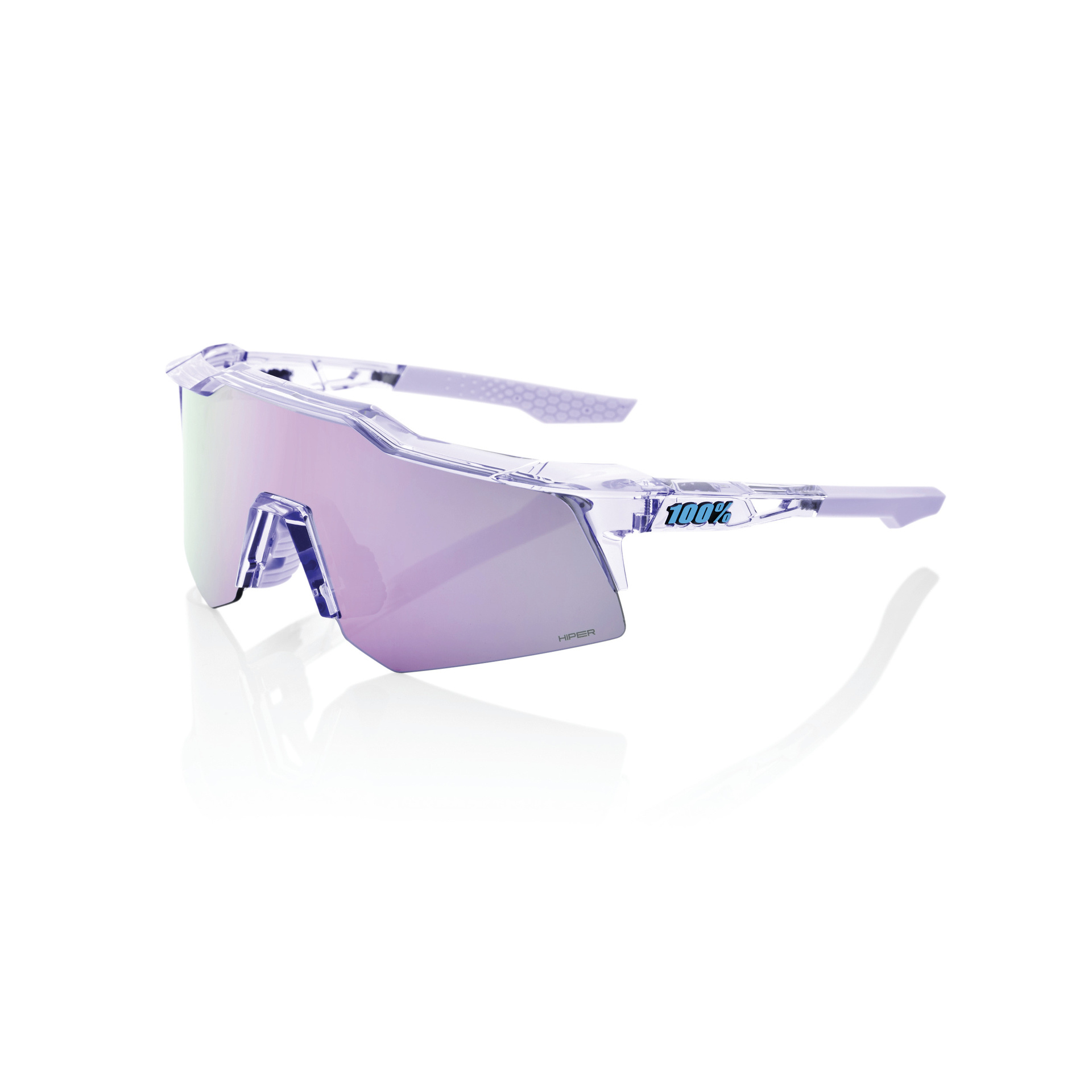 100% SPEEDCRAFT XS - POLISHED TRANSUCENT LAVENDER - HIPER LAVENDER ...