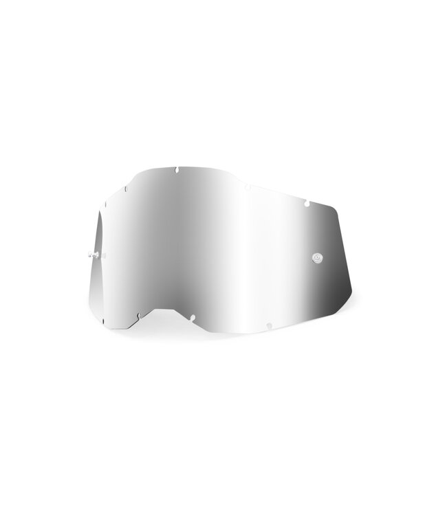 100% Replacement Lens Racecraft 2/Accuri 2/Strata 2 - Mirror Silver