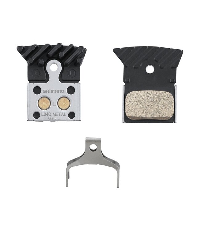 Shimano L04C Metal Brake Pads & Spring w/Fin
