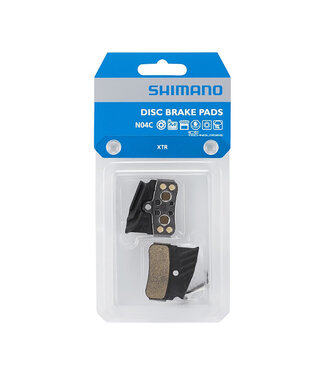 Shimano Disc Brake Pads N04C Metal Pads & Spring w/Fin